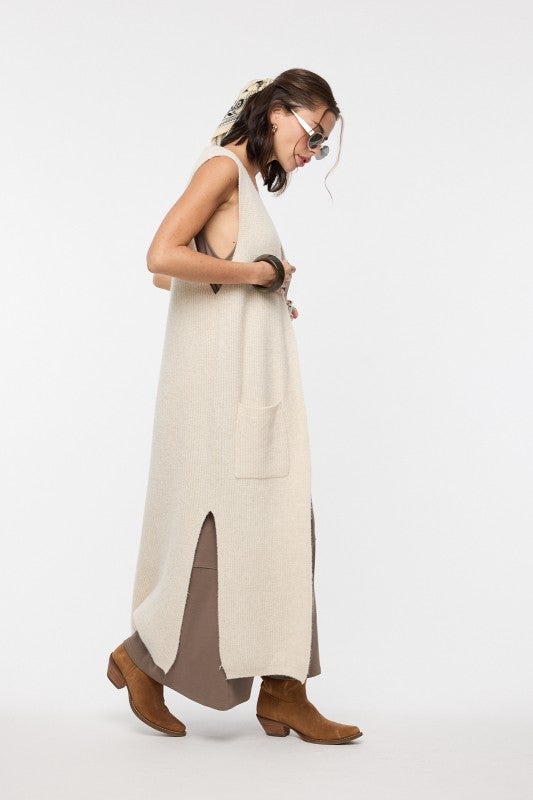 SWEATER VEST CARDIGAN | Adorn Boutique